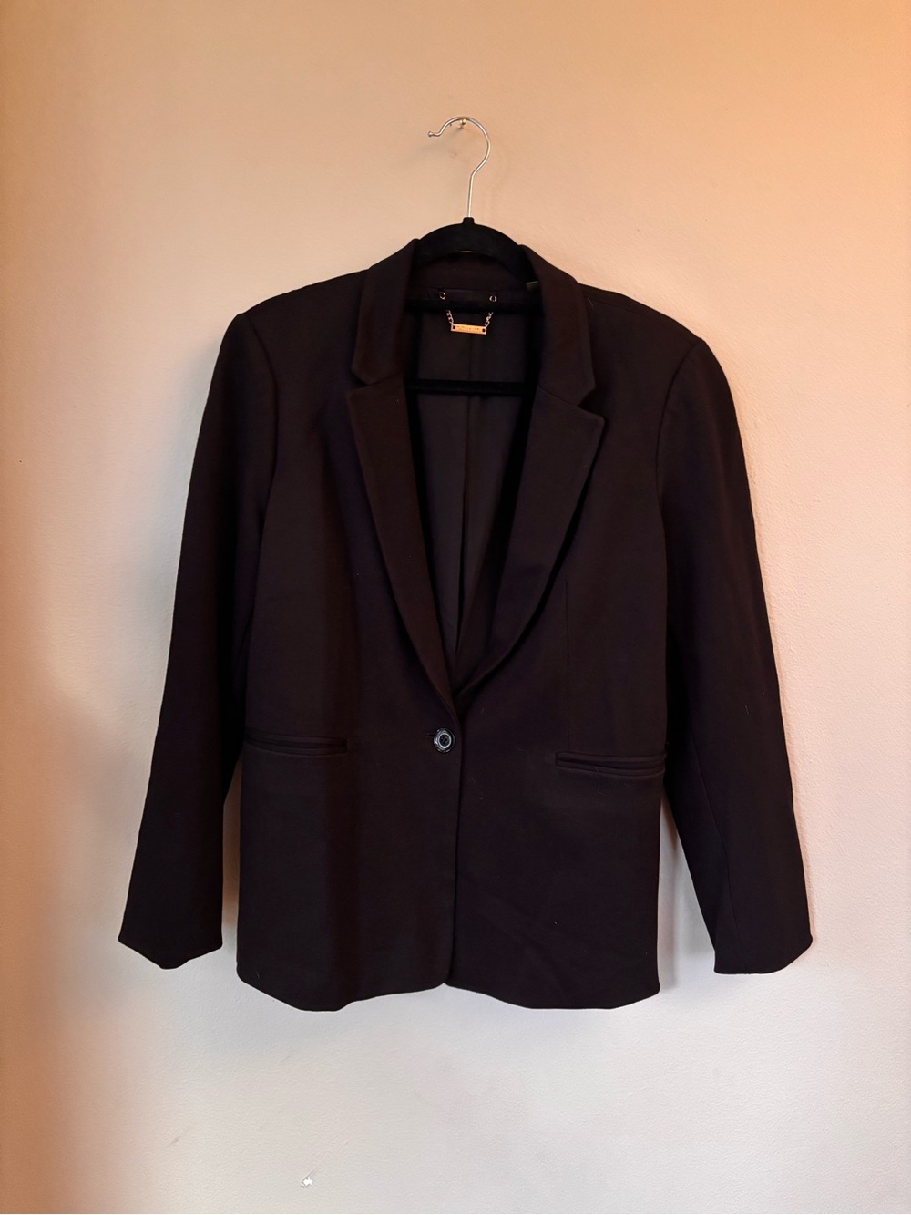 Tahari Women's Black Single-Button Blazer